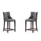 Manhattan Comfort Fifth Avenue Faux Leather Counter Stool in Pebble Grey - Set of 2 2-CS012-PE - alternate 1